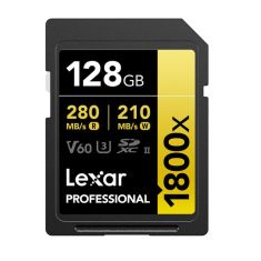 Lexar | 128GB | Professional 1800x UHS-II SDXC Memory Card