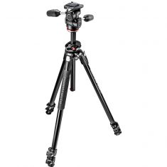 Manfrotto | Dual Aluminum Tripod | with 3-Way Pan/Tilt photography