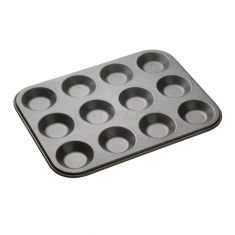 Kitchen Craft | MasterClass Non-Stick 12 Hole Shallow Pan