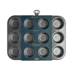 Kitchen Craft | MasterClass Non-Stick 12 Hole Deep Baking Pan