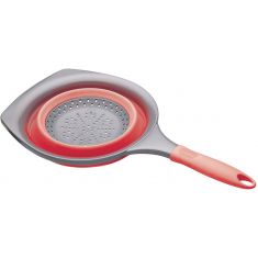 Kitchen Craft | Collapsible Silicone Strainer With Handle Red