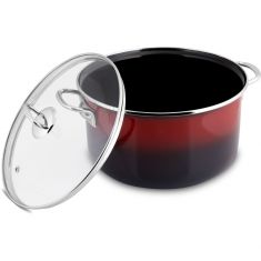  Lamart  | Casserole With Lid Email | 24cm