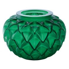 Lalique | Languedoc Vase Green Crystal