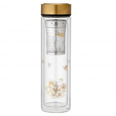 Ashdene | Glass Drink Bottle with Metal Infuser