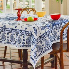 BlueTabla | Table Cloth Kala 50x50 cm Polyester | White 