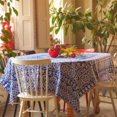 BlueTabla | Table Cloth AKHV 210x140 cm Polyester | Blue