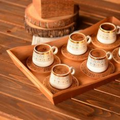 Bambum | Ottoman Set of 6 Coffee Cups Gold