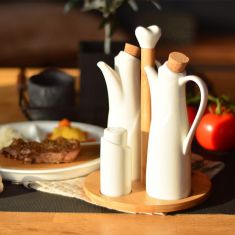 Bambum | Perdio 5 Pcs Kitchen Cruet Set