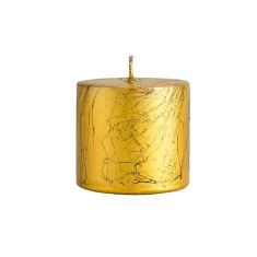 Karaca | Andy Gold Cylinder Candle 6.5x6 cm