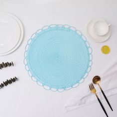 Karaca | Sera Woven 2-Piece Placemat Blue