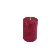 Karaca | Claret Red Cylinder Candle 6,5x10 cm