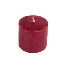 Karaca | Claret Red Cylinder Candle 6.5x6 cm