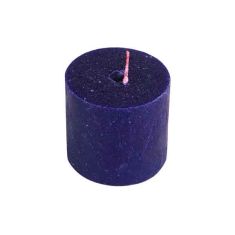 Karaca | Navy blue Cylinder Candle 6,5x6 cm