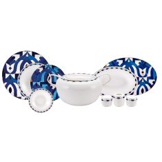 Karaca | Fine Pearl Azur | Dinner Set | 62 pcs