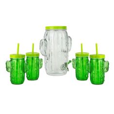 Karaca | Cereus Dispenser and 4 Cups / Mug Set