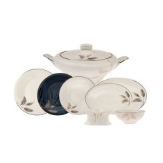 Karaca | Fine Pearl Extra Selva 62 Pcs Dinner Set