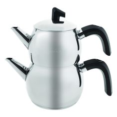 Karaca | Belinay Medium-Size Black Teapot Set