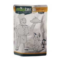 Pet Interest  | Master Cat Pouch Chicken Meat In Sauce | 80g x 12 Pcs