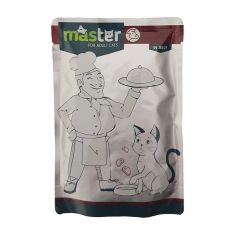 Pet Interest | Master Cat Pouch with Meat In Jelly | 80g x 12 Pcs