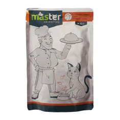 Pet Interest | Master Cat Pouch Poultry Meat In Jelly | 80g x 12 Pcs