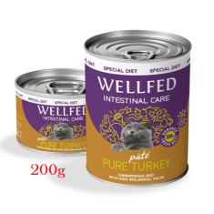 Pet Interest | Wellfed Turkey Intestinal Care Can 200g For Cats x 4 Pcs