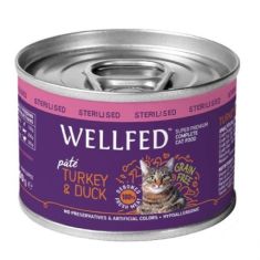 Pet Interest | Wellfed Turkey and Duck Can For Cats | 200g x 4 Pcs