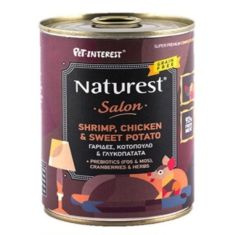 Pet Interest | Salon Shrimp,chicken & Sweet Potato | 400g Can