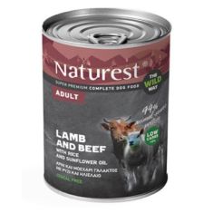 Pet Interest | Naturest The wild Way Lamb and Beef with Rice For Adult Dog Canned Food | 400g