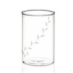 Borosil | Vision White Krip 295 ml | Set of 6 pcs Transparent Drinking Glass